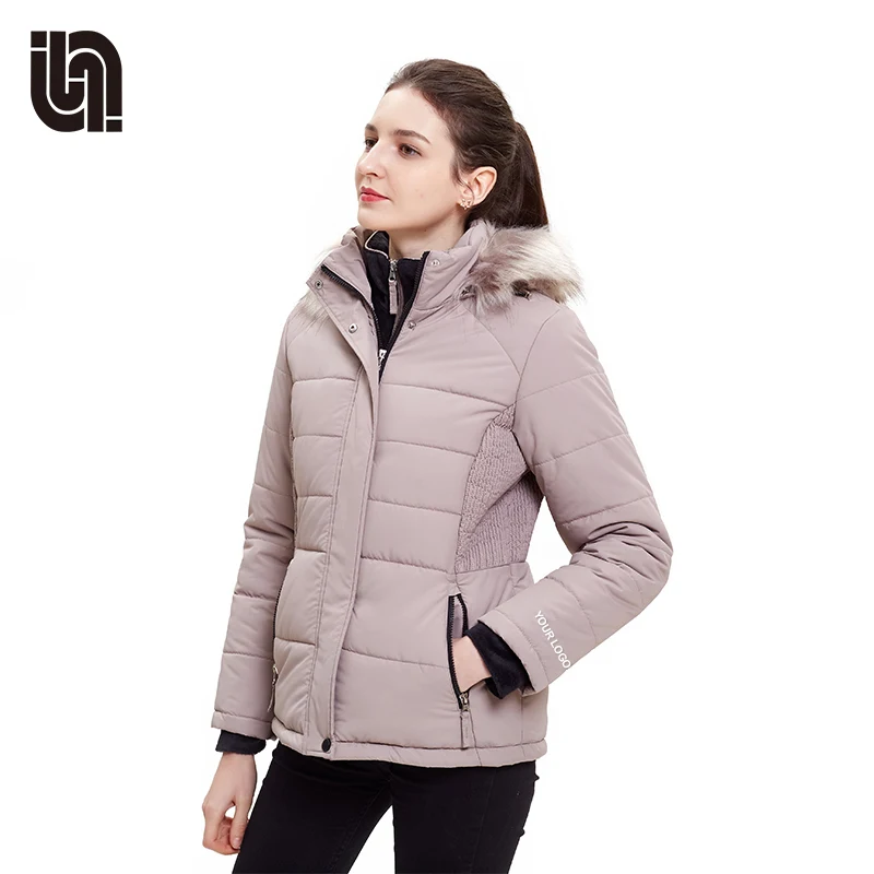 

Oem women winter thickened warm water resistance puffer jacket, Customized color