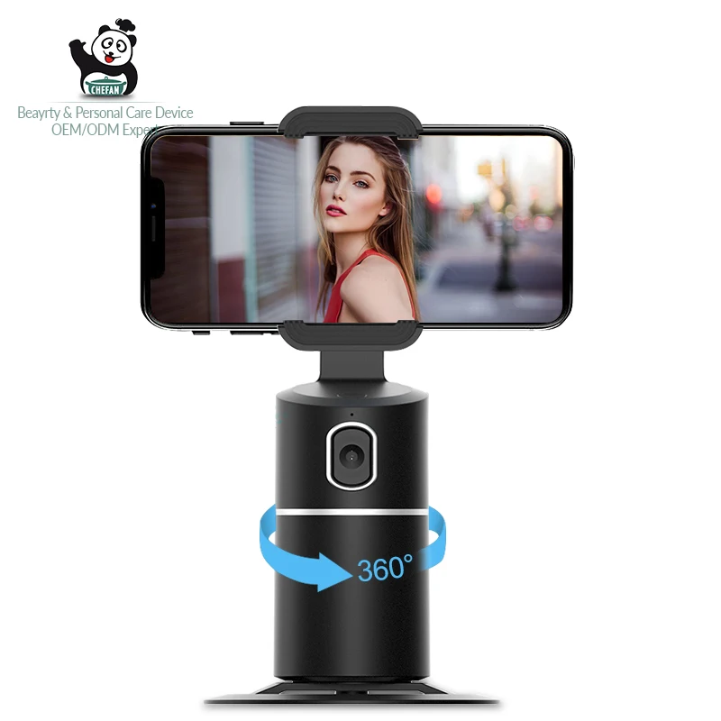 

Mobile Phone Holder Tripod And Desktop Stand 360 Rotation Auto Face Object Tracking Rotate Selfy Stick Smart Shooting Selfie/, Accept customized color