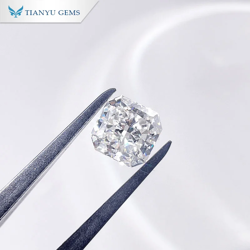 

Tianyu gems 3.03carat G SI1 Radiant cut lab grown diamond cvd with IGI instock for women rings