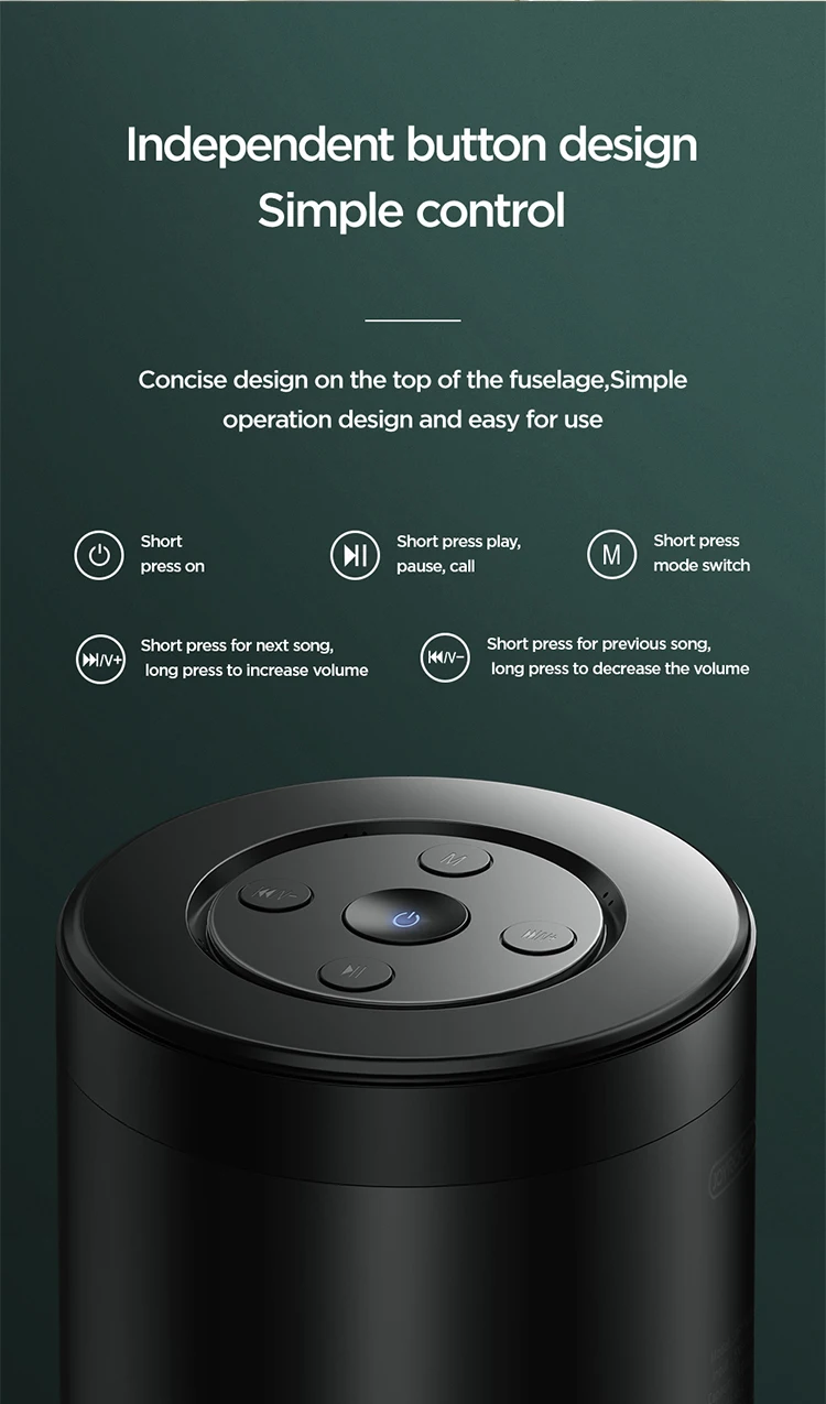 Joyroom Portable Wireless Bluetooth Speaker Mini Sound With Mirco phone TF Function - ANKUX.COM