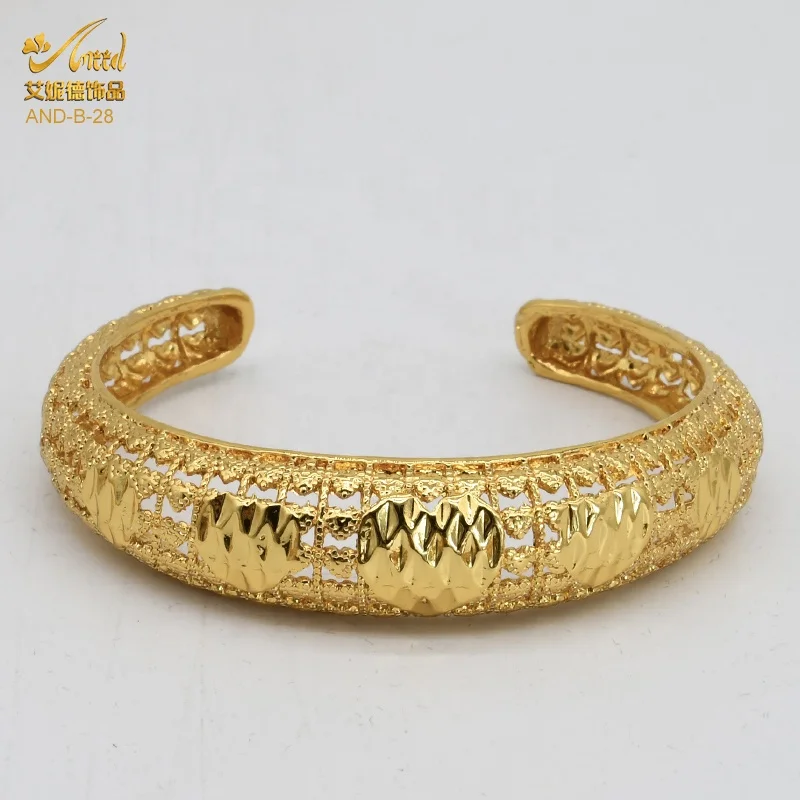 

Italian Women Bangles Dainty High Quality Delicate Gold Plat Plated Jewelry 18K 24K Solid Gold Link Bracelet Set