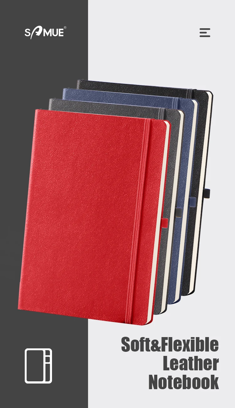 Custom Notebook Printing Notebooks With Elastic Band Ribbon Pen Loop