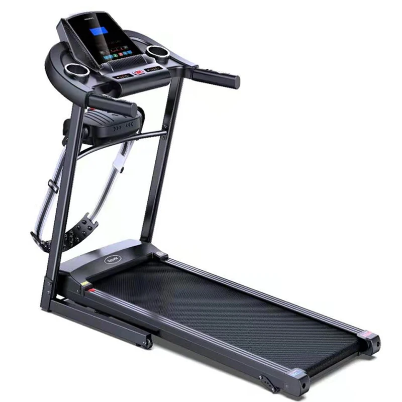 

Good quality fitness home treadmill gym roller electric run walking running machine, Black