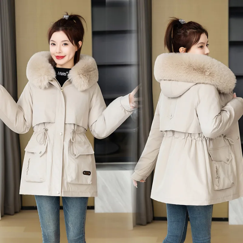 Boutique Wholesale 2026 Winter New Fashion Versatile Retro Slimming Long Sleeved Women's Jacket