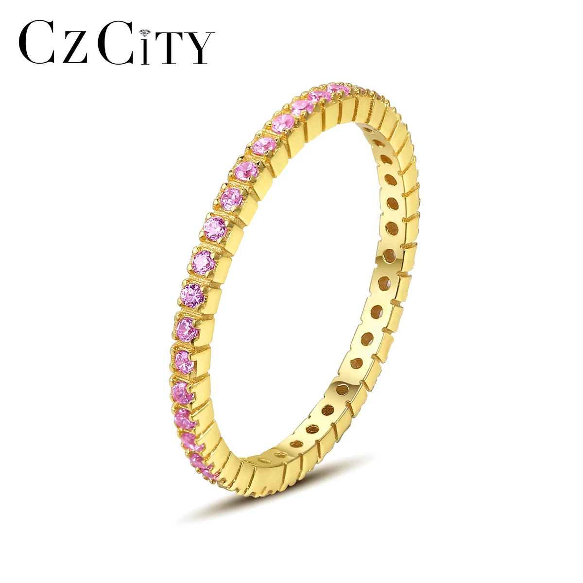 

CZCITY 2023 Fashion Rings Zircon Paving Setting Ring for Women Jewelry Wholesale