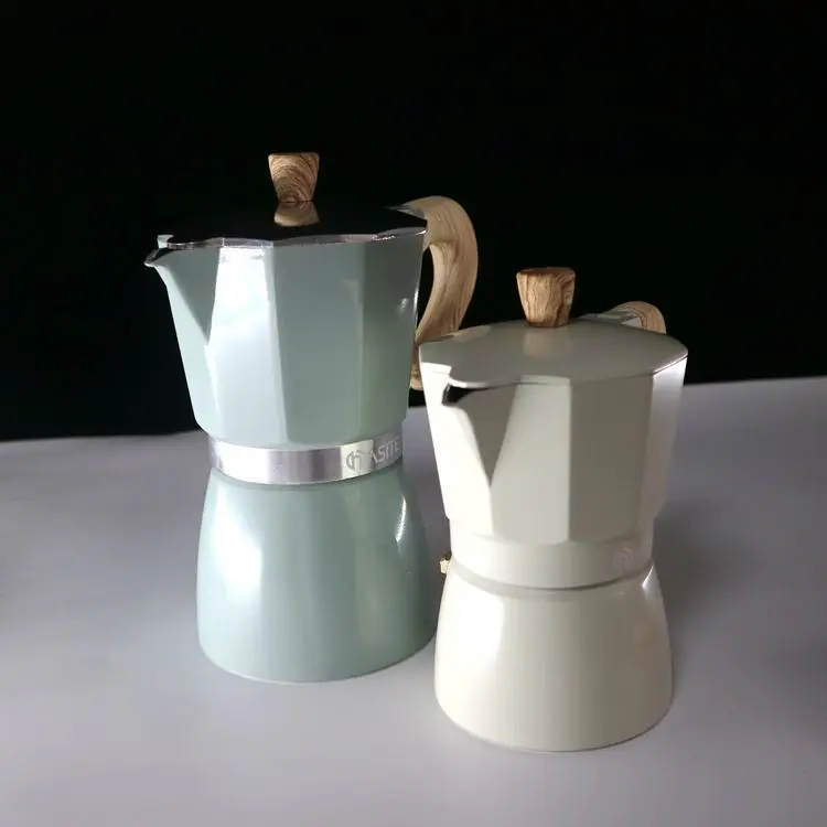 

new style mokapot smart moka cofee safety valve coffee machine espresso, Customized color
