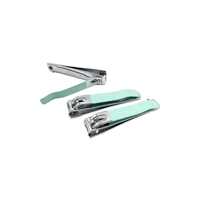 

SSS 211PQ-7 Carbon steel nail clippers with nail file and toe clipper wide clippers flat mouth, Sliver