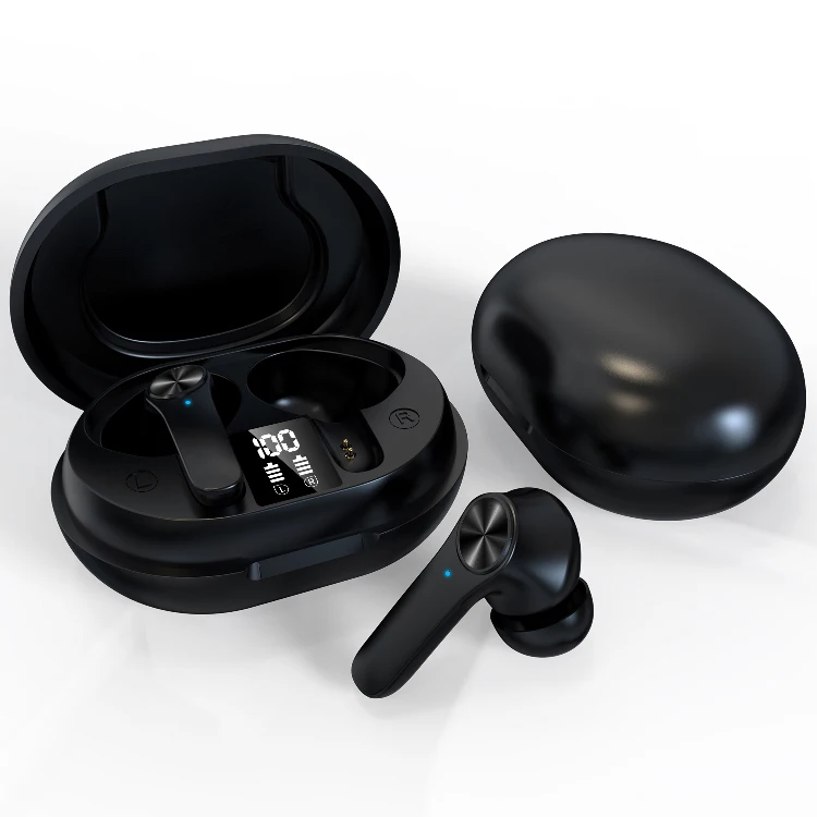 

D01 Active Noise Cancellation Earphone ANC Play Games LED Smart Battery Display In Ear Erabuds