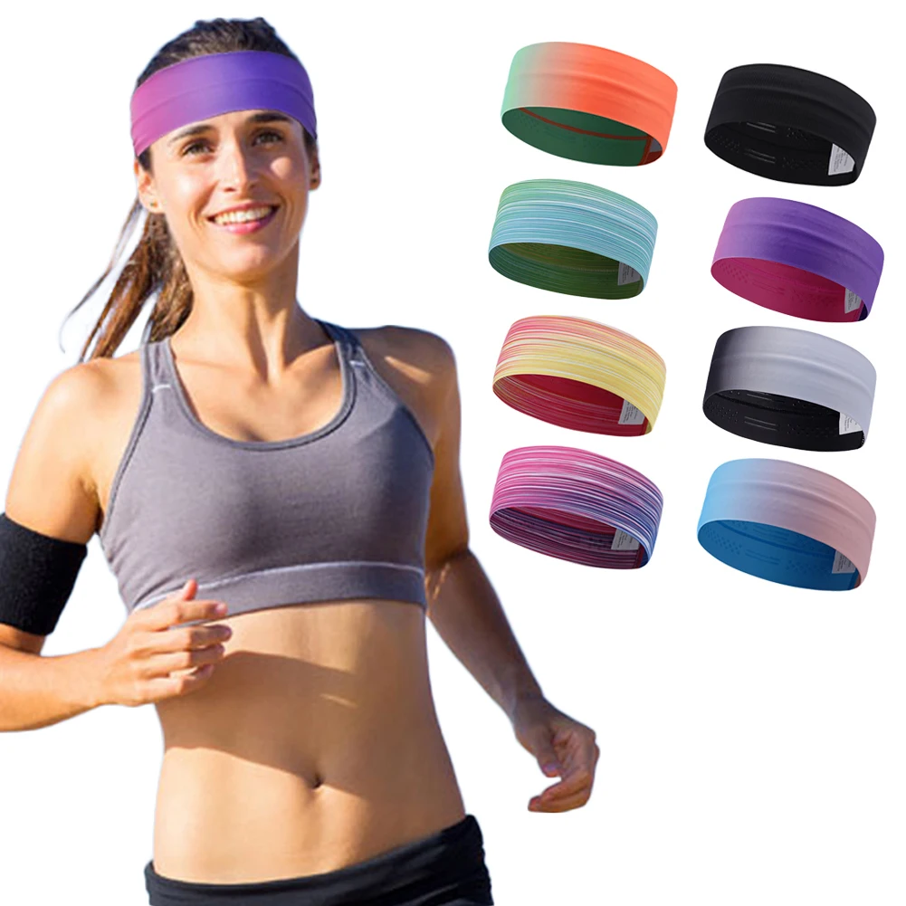 

Non Slip Sweatbands Headband Grip Tennis For Yoga Basketball Sport Athletic Running Sports Sweat Head Hair Sweatband