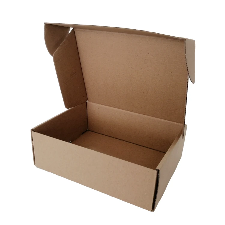 

Branded raw material brown paper postage mailer boxes manufacturer printing packaging carton gift box