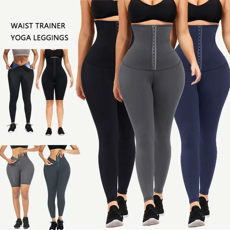 

WAISTDEAR Wholesale slimming yoga sport High Waist Tummy Control waist trainer leggings