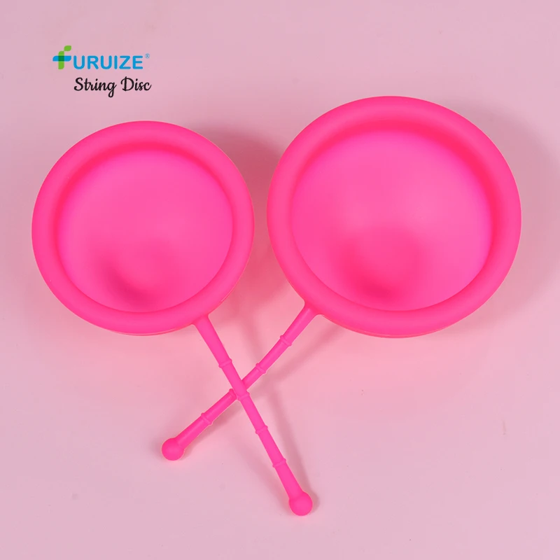 

ISO13485 Two Size Disco Menstrual Disc Cup with Menstrual Cup Container Carry Case