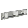 2, 3, 4 Light Vanity, LED Wall Light in Chrome finish with square crystal glass, UL approved, VL21226 series
