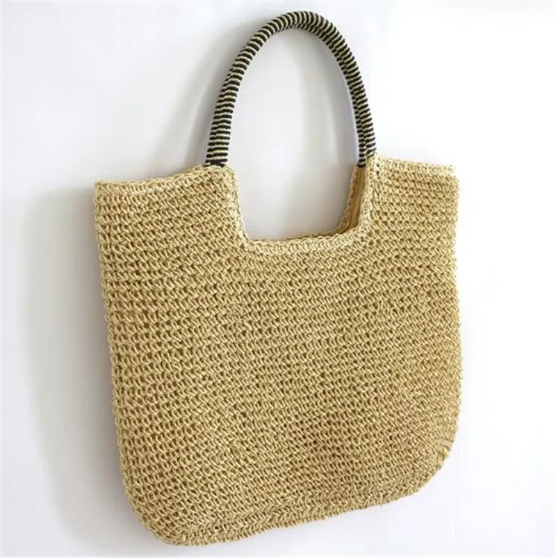 

Factory Cheap Price Style Mesh Tote Woven Beach Bag Straw