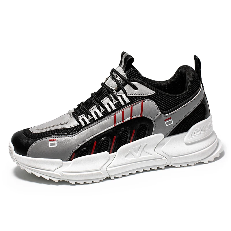

New design breathable lightweight custom fashion sneakers men's sports shoes, Optional
