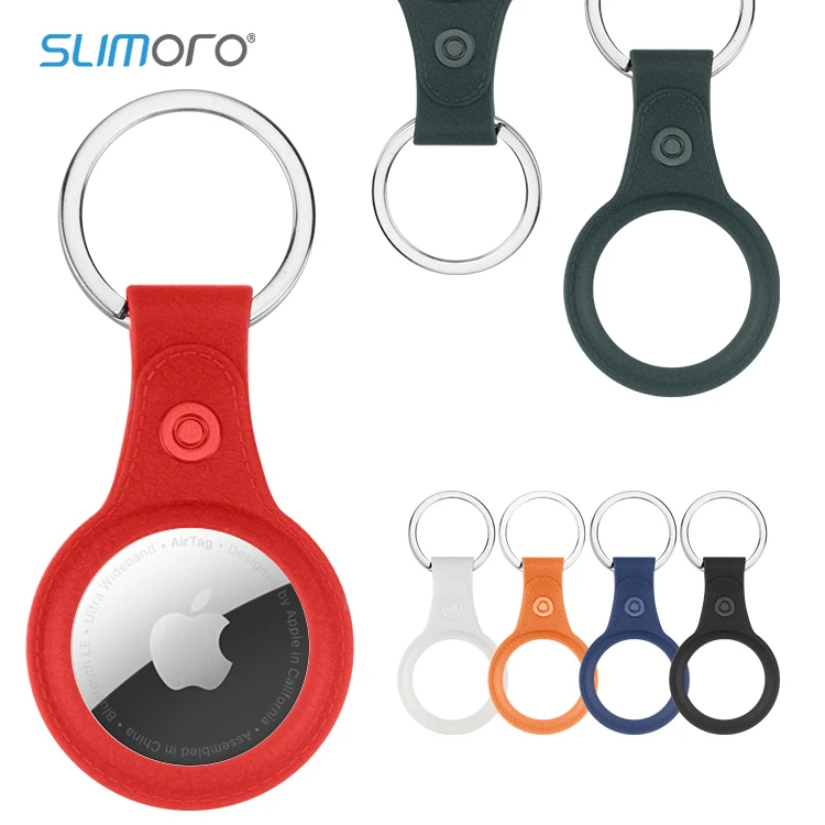 

Hot Sale Anti Lost Portable Protector Cover For Airtag Apple Protective Holder TPU Keyring For Airtag Case Apple, Grey/white/black/blue/orange/red