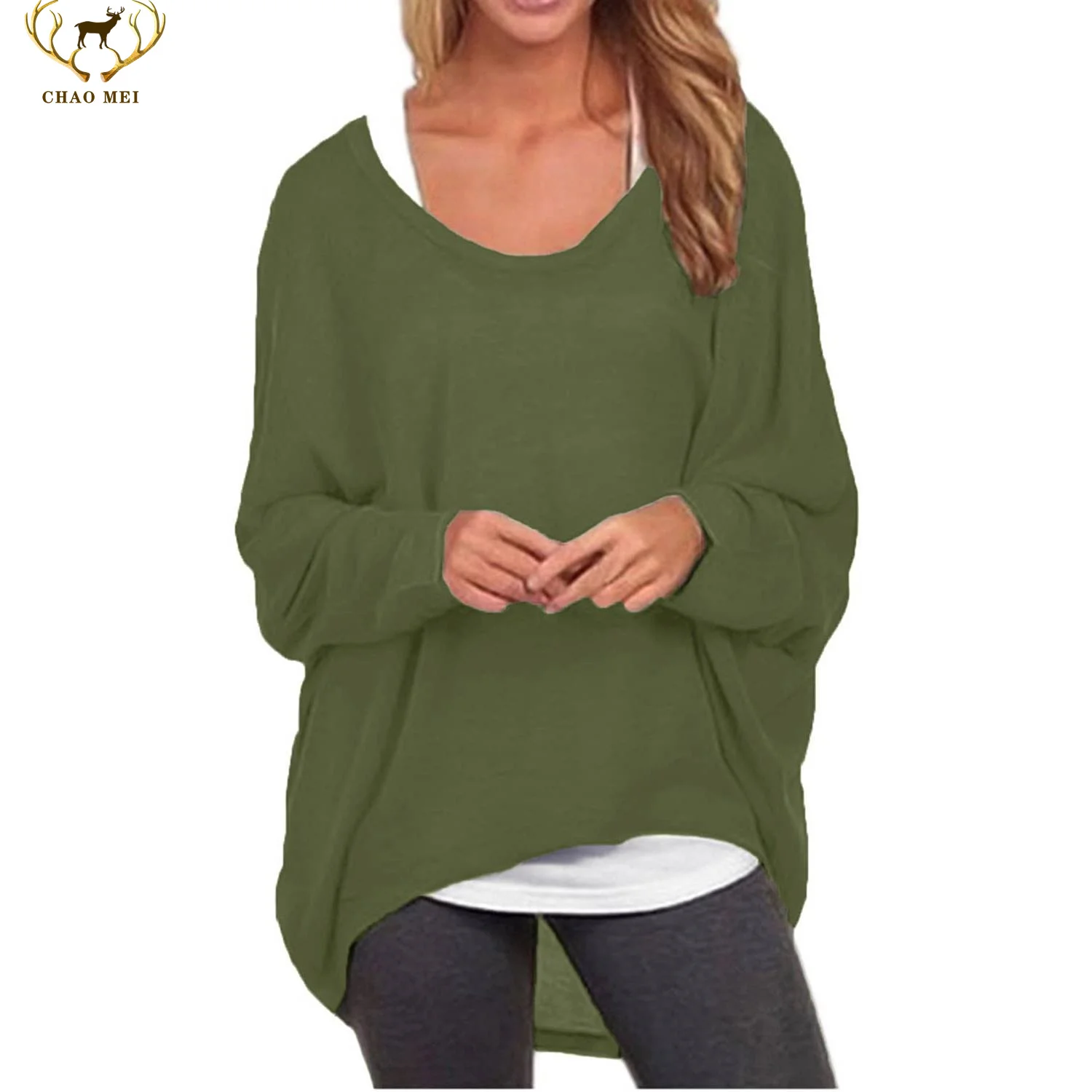 

Amazon Hot Sale Fashionable Pullover Knitted Plus Size Sweaters