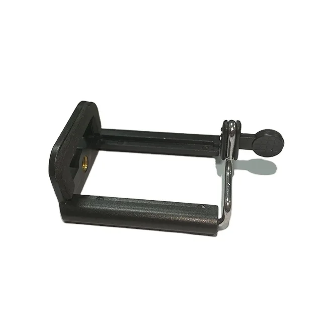 

55-85MM Extensible Mobile Phone Holders Universal Clip Bracket Tripod For Phone, Black