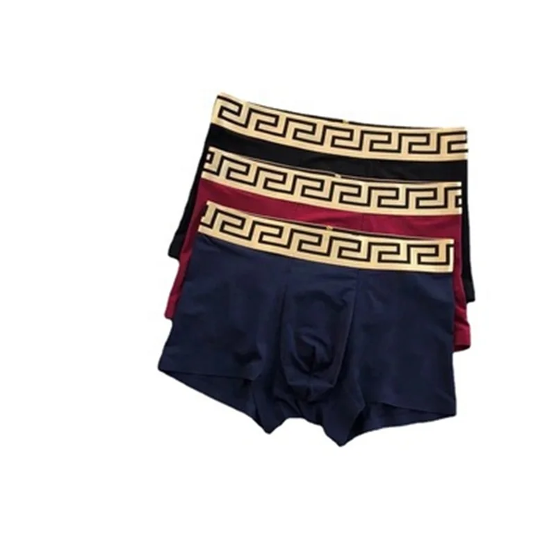 

Luxury Brand Trendy Gold Men's Underwear, Red/black/gray/blue/green