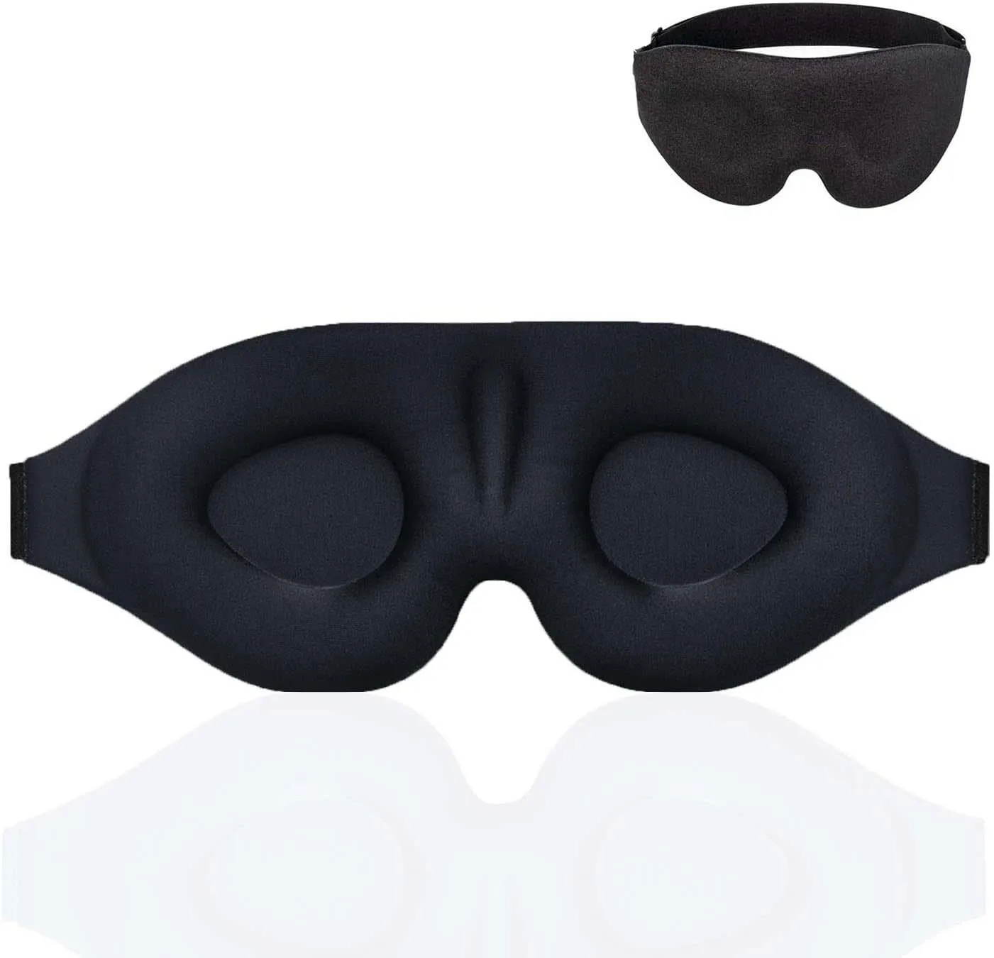 

Hot sell 3D memory foam luxury private label sleep cover eye sleep mask with nose pad and elastics