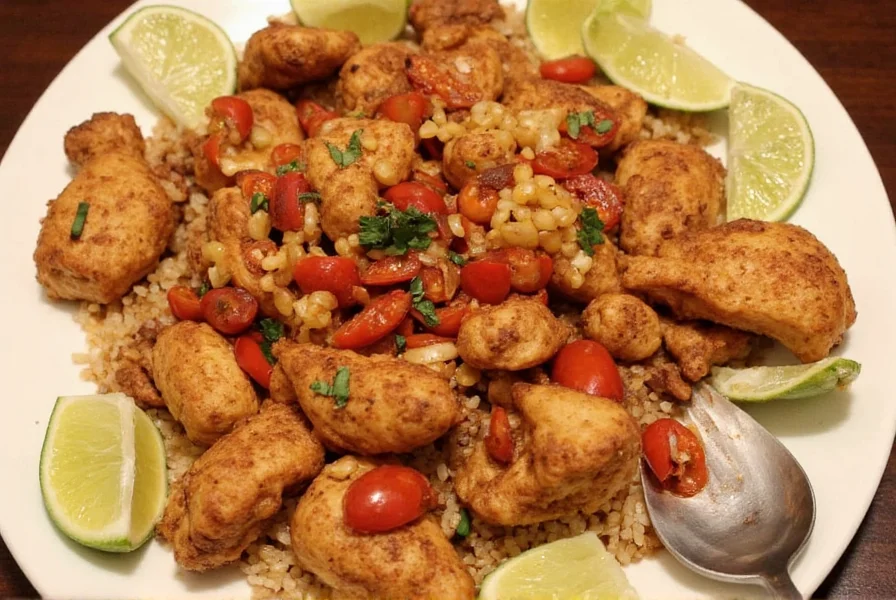 Marinated chicken pieces in bowl