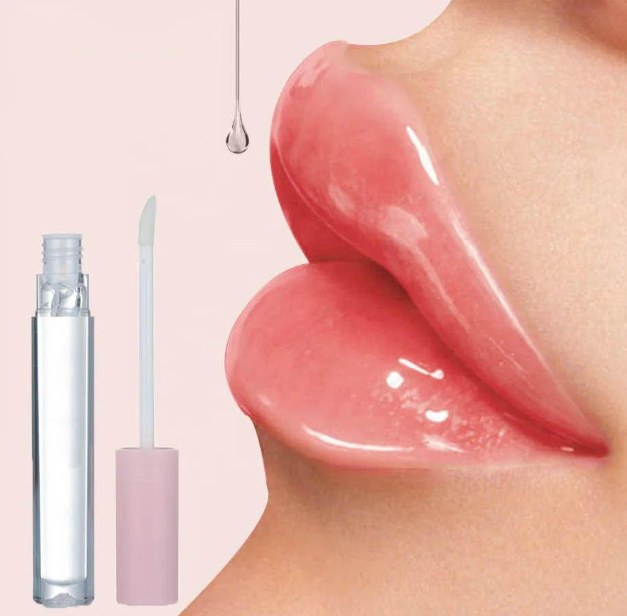 

New arrivals private label lip pump plumper vegan clear lip oil lip serum plumper gloss