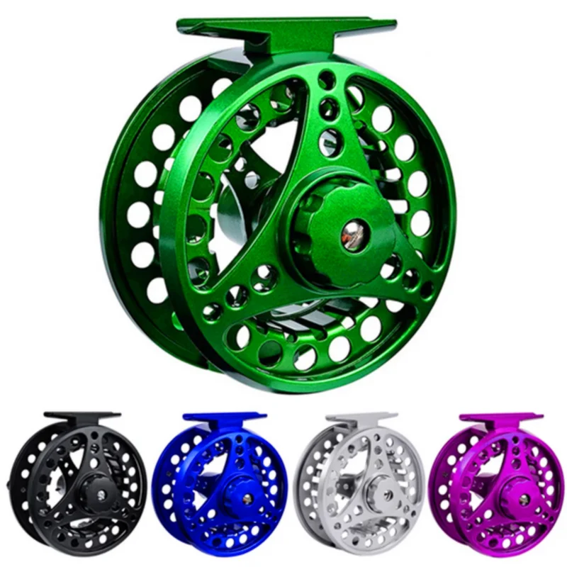 

High Quality All Metal Fly Reels Classic 3/4 5/6 7/8 WT Large Arbor Aluminum Fishing Reel Hand Changed Fly Fishing Reel, Multi colors