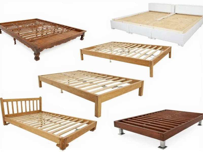Various DIY bed frame design styles including modern and rustic options