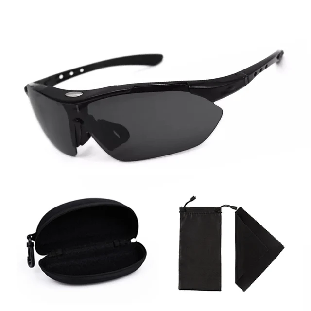 

Brand Designer Riding Mens SunGlasses Eyewear Women Goggles Outdoors Sports Cycling Bicycle Bike Glasses UV400 Lens black red