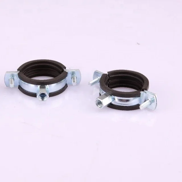 
Kingfix Rubber Pipe Clamp Ningbo Manufacture Clips Bolts and Nuts 