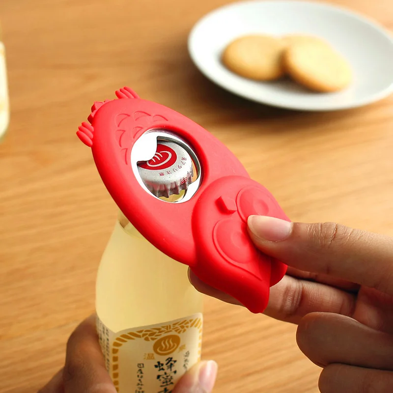 

Wholesale factory made souvenir gifts customized characters PVC beer bottle opener