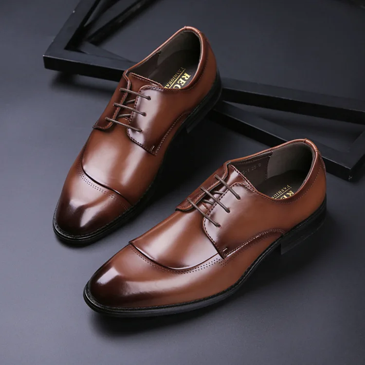 

Men's Fashion Casual Leather Shoes Dress Wedding Party Shoes Business Shoes Boots