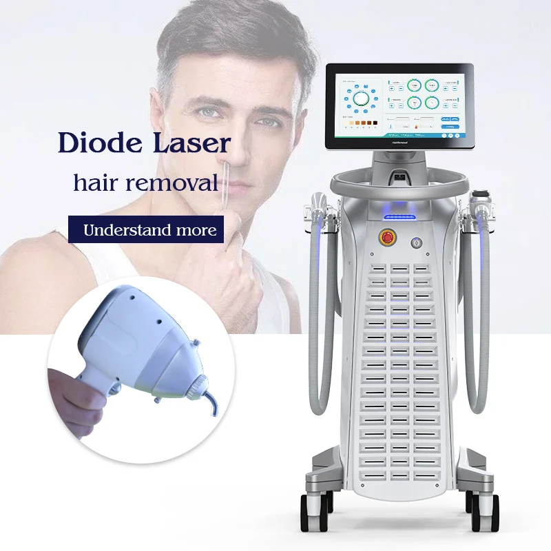

Taibo Newest High Power 4 wavelengths 808nm 755nm 1064nm 940nm diode laser fast hair removal machine