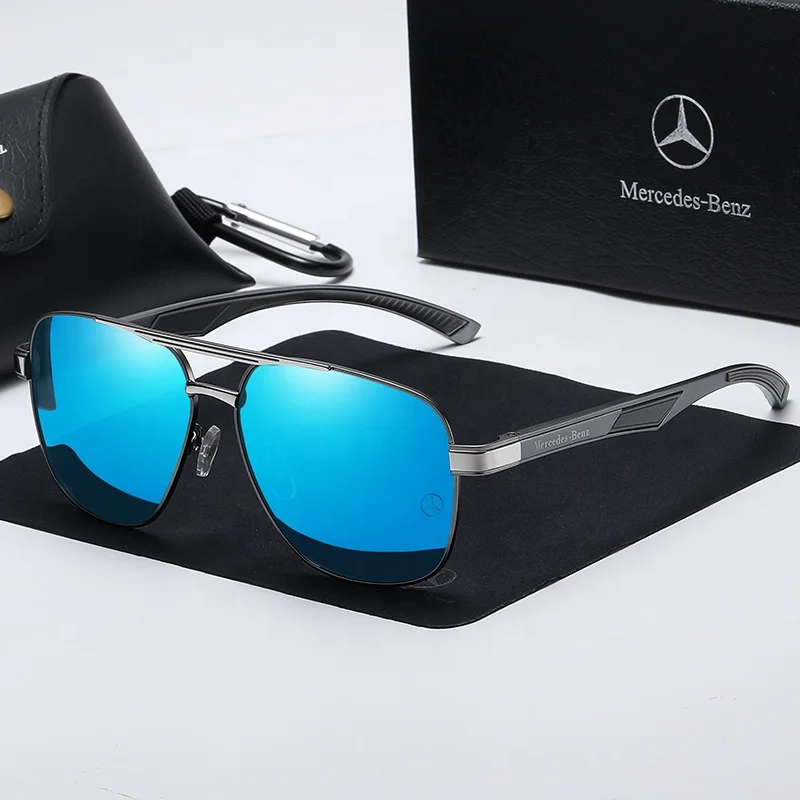 

New Arrival 2022 mens high quality sunglasses benz 9821 polarized wholesale outdoor driving mens sunglass 2022, 6 colors