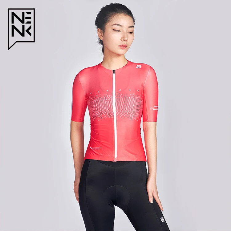 

NENK Summer clothing bike cycling jersey sublimation printing cycling jersey pro team wear short sleeve cycling jersey for women