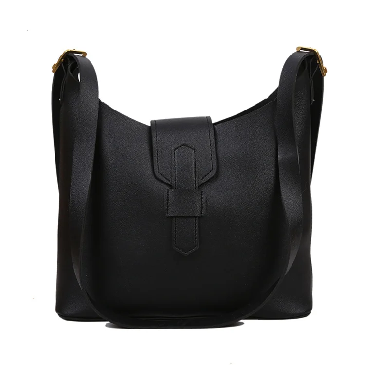 

New Design Retro Lady Armpit Saddle Bags Leather Women Bag Purse Sling Shoulder Bags Handbags