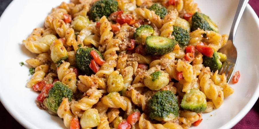 Ras el Hanout grilled veggie pasta