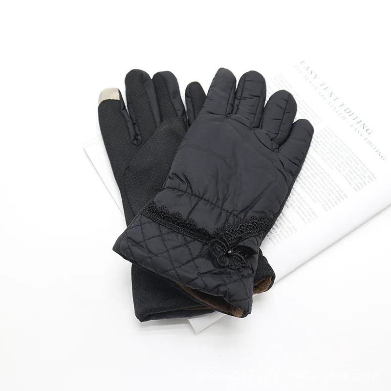 
2020 Winter Warm With Velvet And Thick C Running Outdoor Gloves 