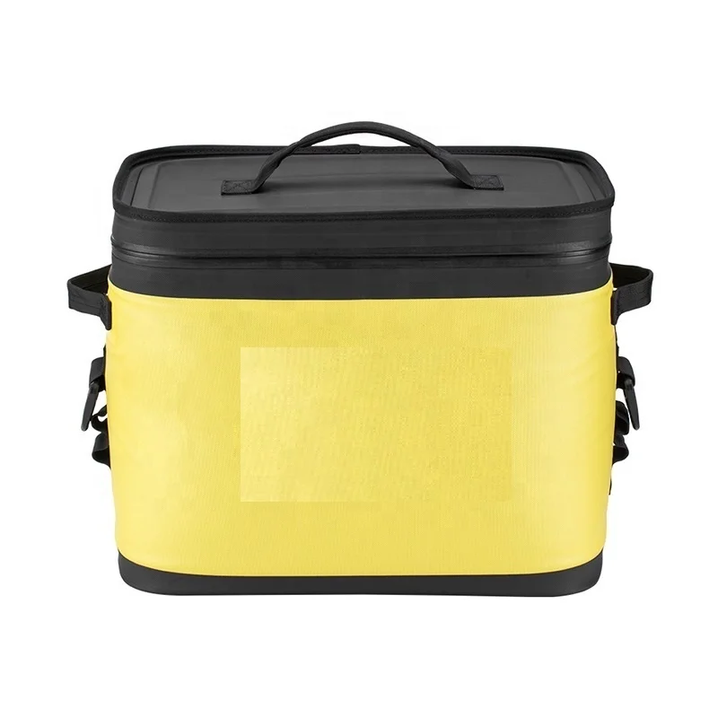 

LOW MOQ OEM ODM Cycling Durable Portable Airtight Leak-proof Insulated cool bags Outdoor Car Camping Picnic Ice box Cooler Bag, Grey, yellow