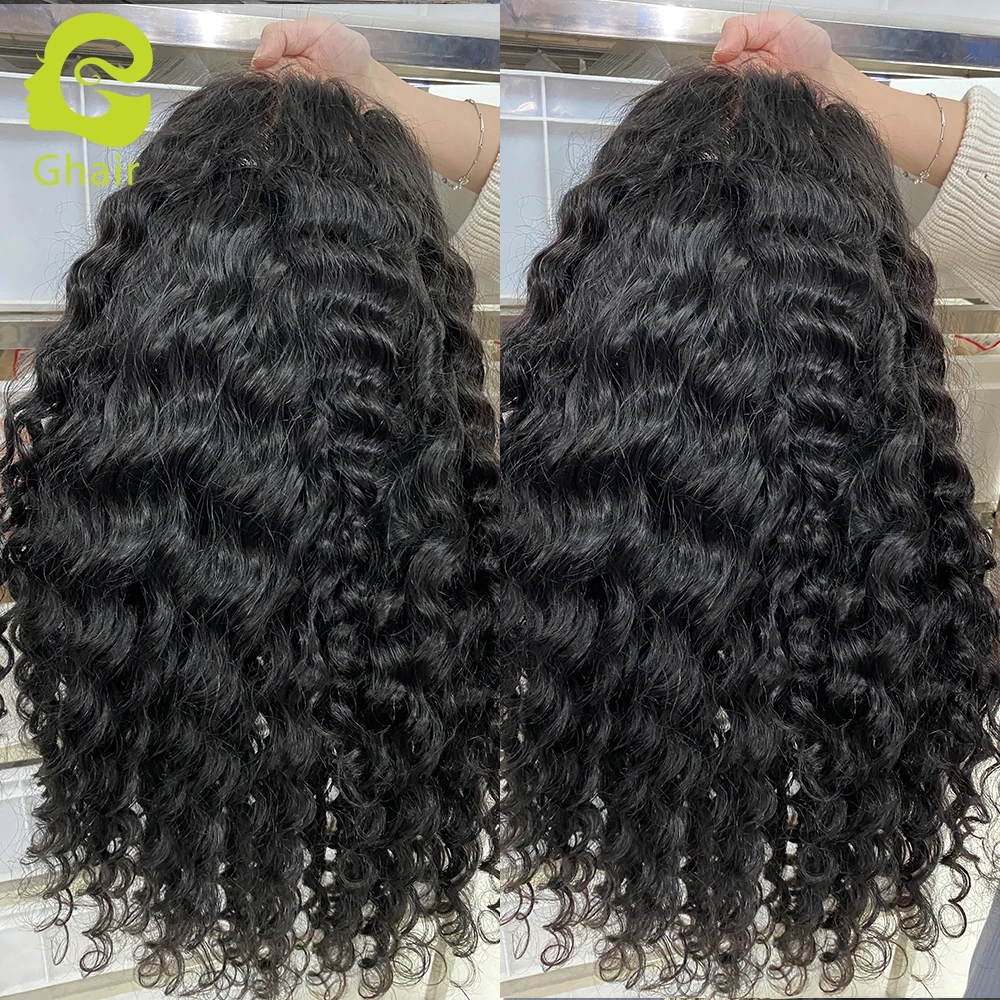 

Wholesale 13x4 HD Swiss Lace frontal Deep Wave Brazilian 100% human Hair Lace Frontal Wigs for black women