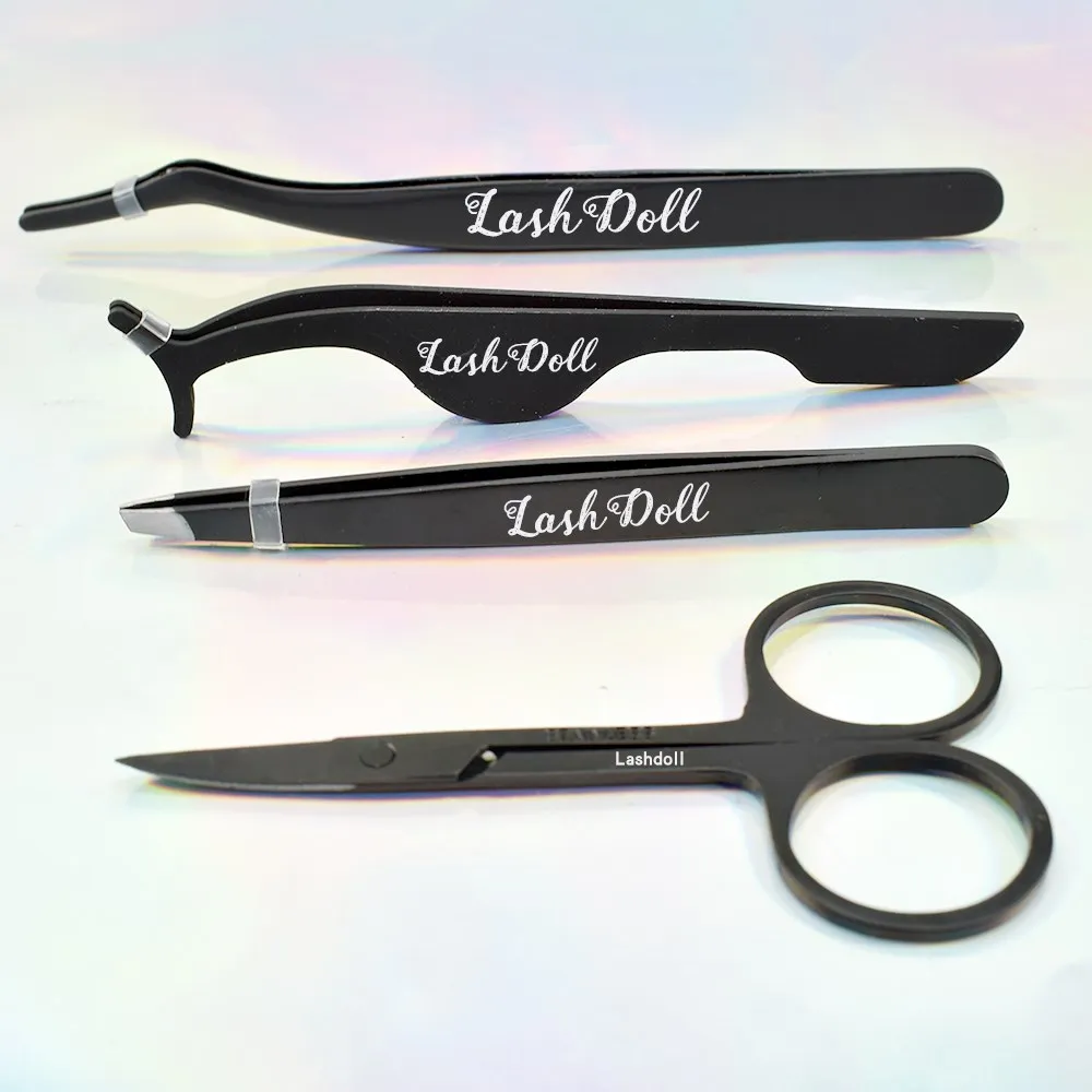 

Ready to ship lash tools sets hot selling lash tweezers ,scissors ,eyebrow tweezers with custom logo, Customer's choice