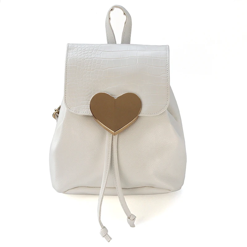 

2021 Factory Pu leather shoulder bags school bag for lady, 4colors