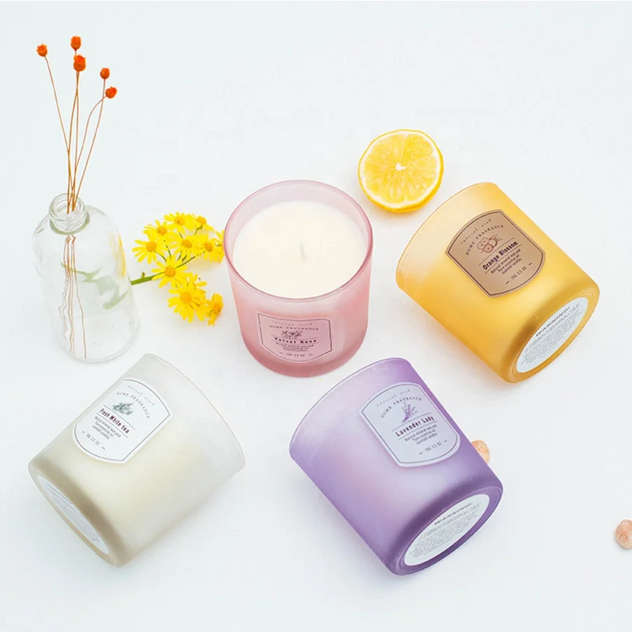 Wholesale Crystal luxury wedding  empty glass candle vessels jars
