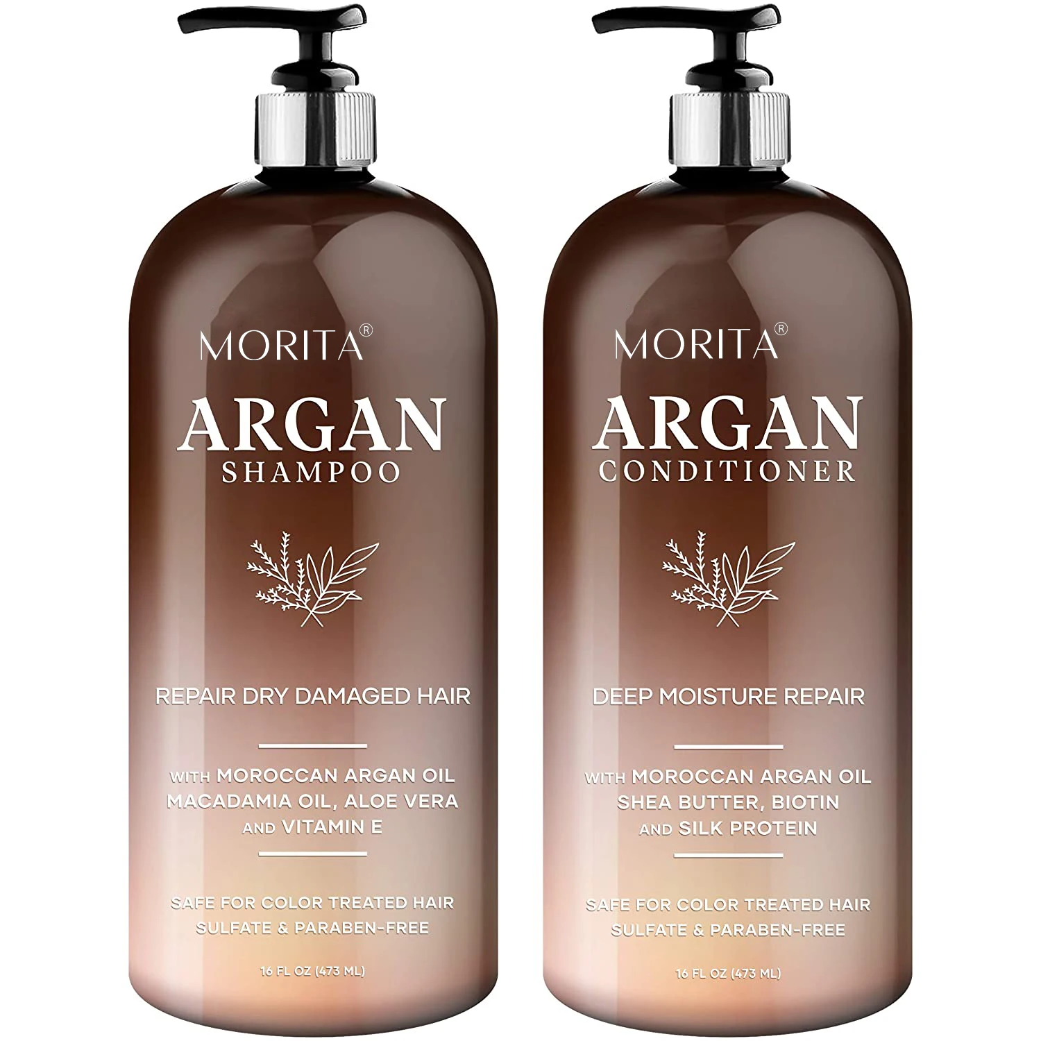 

Factory Price Processing Customization Contain Aloe Vera Vitamin E Argan Oil shampoo Bottles for Shampoo Packaging Set