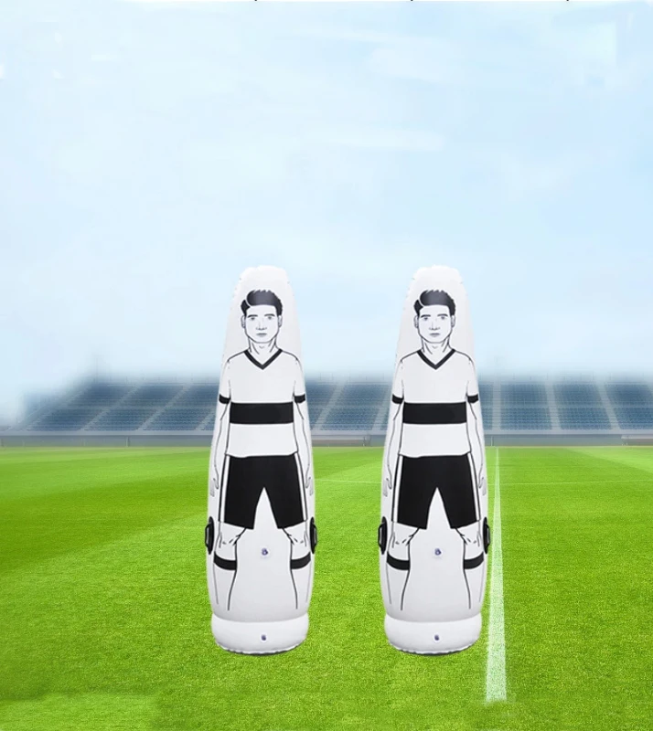 优质pvc充气仿真的足球训练,充气贴壁风假人