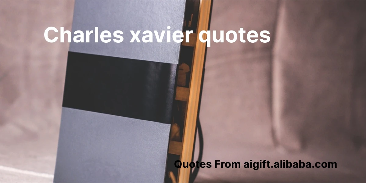 charles xavier quotes