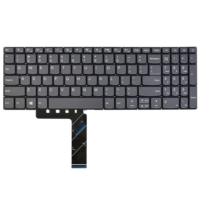 

Keyboard for Lenovo V145-15AST V320-17isk V320-17ikb V340-17IWL IdeaPad 130-15AST 130-15IKB V15-IKB V15-IWL V15-IIL 320-15ABR, Grey