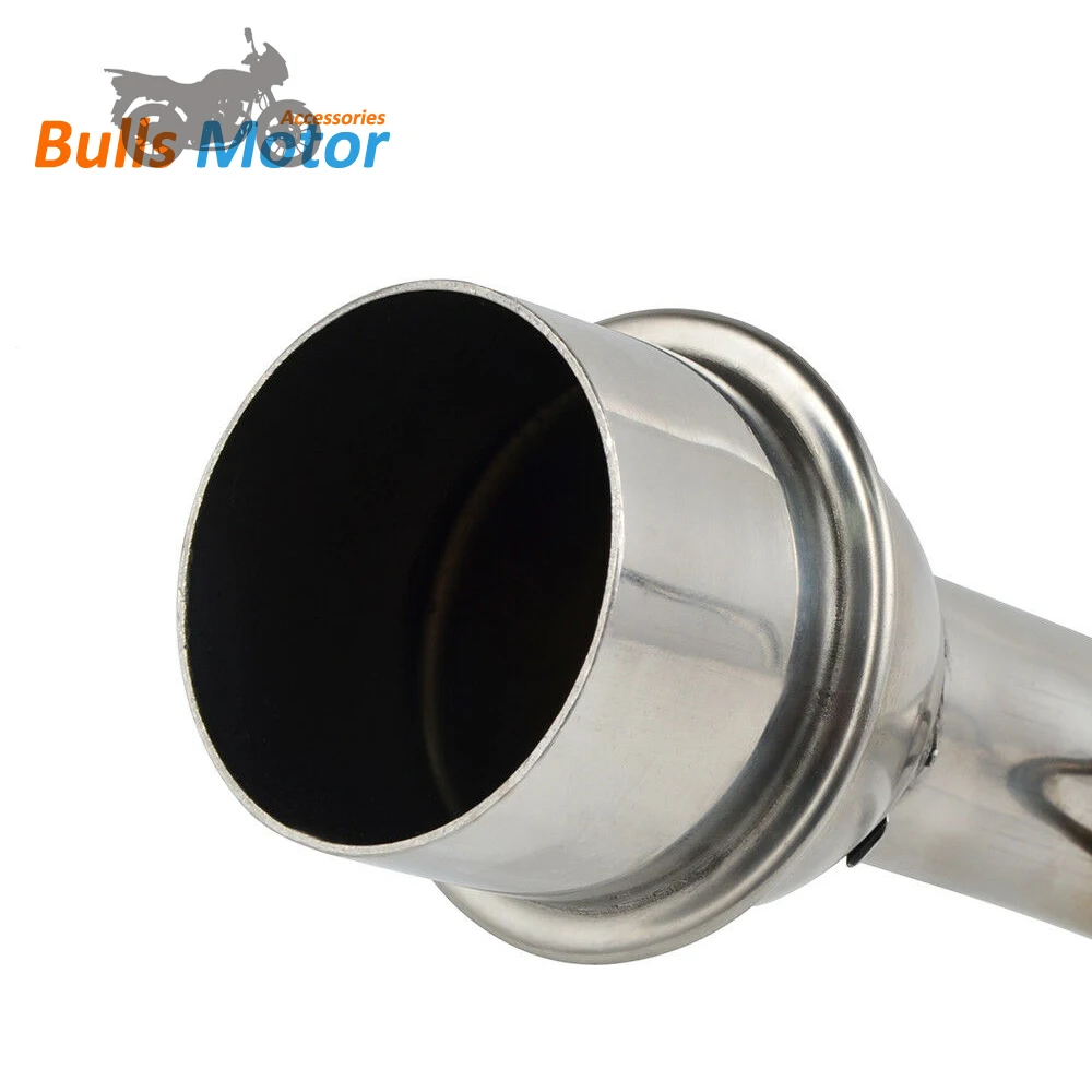 Stainless Steel Scooter Exhaust Pipe Muffler Header With Mounting Bracket Set For Gy6 125cc