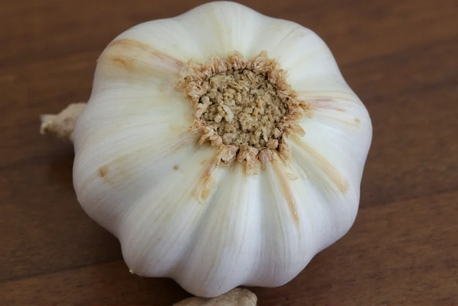 Step-by-step garlic preparation showing mincing technique