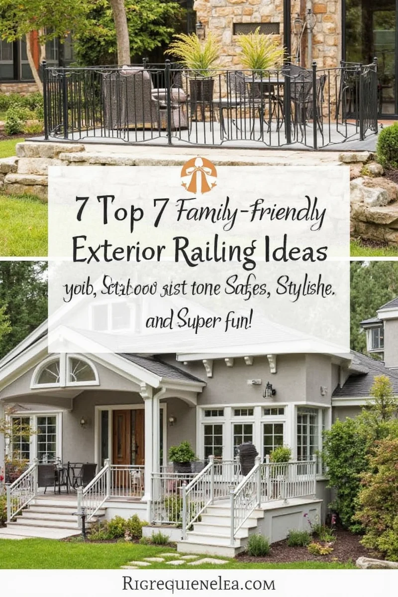 top 7 family friendly exterior railing ideas that are safe stylish and super fun